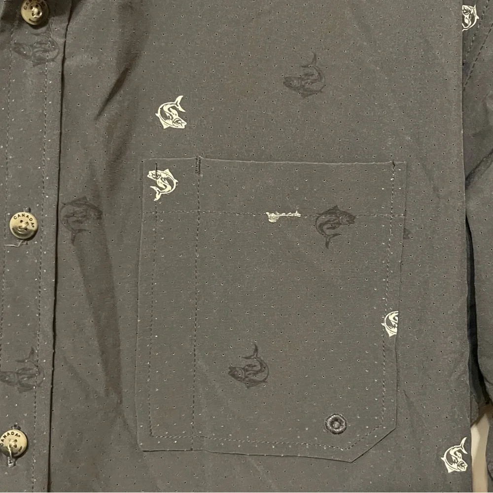 Canada Weathergear Men's Dark Gray Short Sleeve Shirt XXL